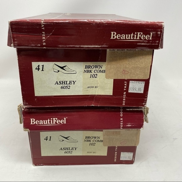 Beautifeel Ashley brown Nubuck combo slip on shoe - Picture 8 of 9